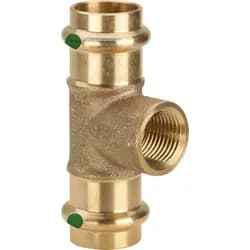 Sanpress T-piece 18 x 1/2" x 18 mm gunmetal