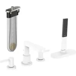 HANSGROHE 76444700 4-Loch Wannenarmatur Finoris F-Set - Weiß