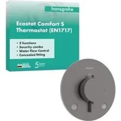HANSGROHE 33718340 Thermostat UP Ecostat Comfort S - Schwarz
