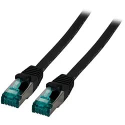 EFB-Elektronik Patchkabel Cat.6A S/FTP EC6000A 0.5m sw