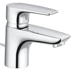 Waschtischmischer KLUDI PURE & SOLID 60 mm, mit Zugstange, chrom - 343850575