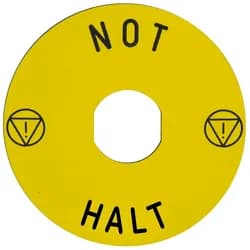 Schneider Electric Not-Halt-Schild ZBY8230