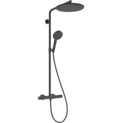 hansgrohe S-Pipe Raindance Alive S Puro 1jet, 12 l/min, brushed black chrome