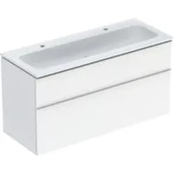 Geberit Möbel-Waschtischset iCon 120x63x48cm, w, we. hochgl., Gr. we. ma