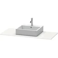 Duravit Konsole „XSquare“ in Schwarz Hochglanz