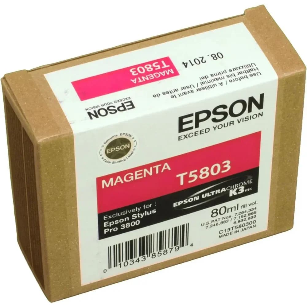 Epson Tintenpatrone » T5803« pink