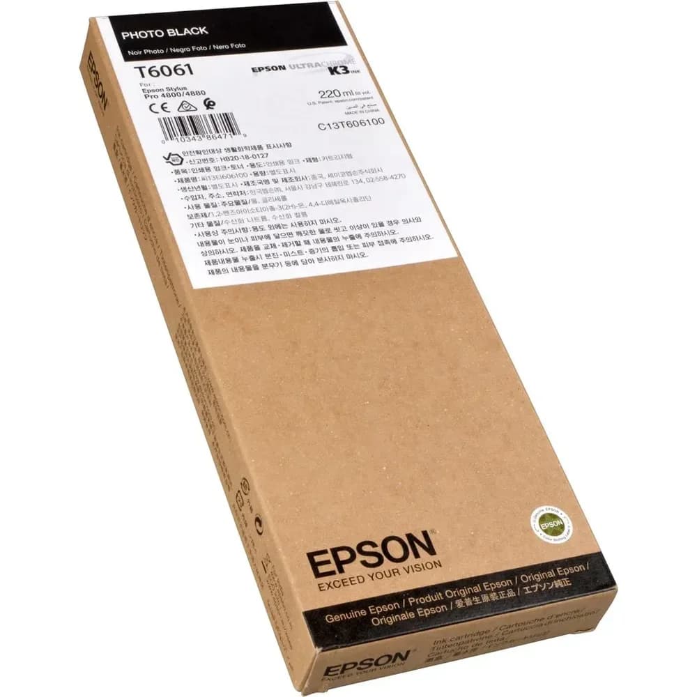 EPSON Tinte T6061 schwarz photo (C13T606100)