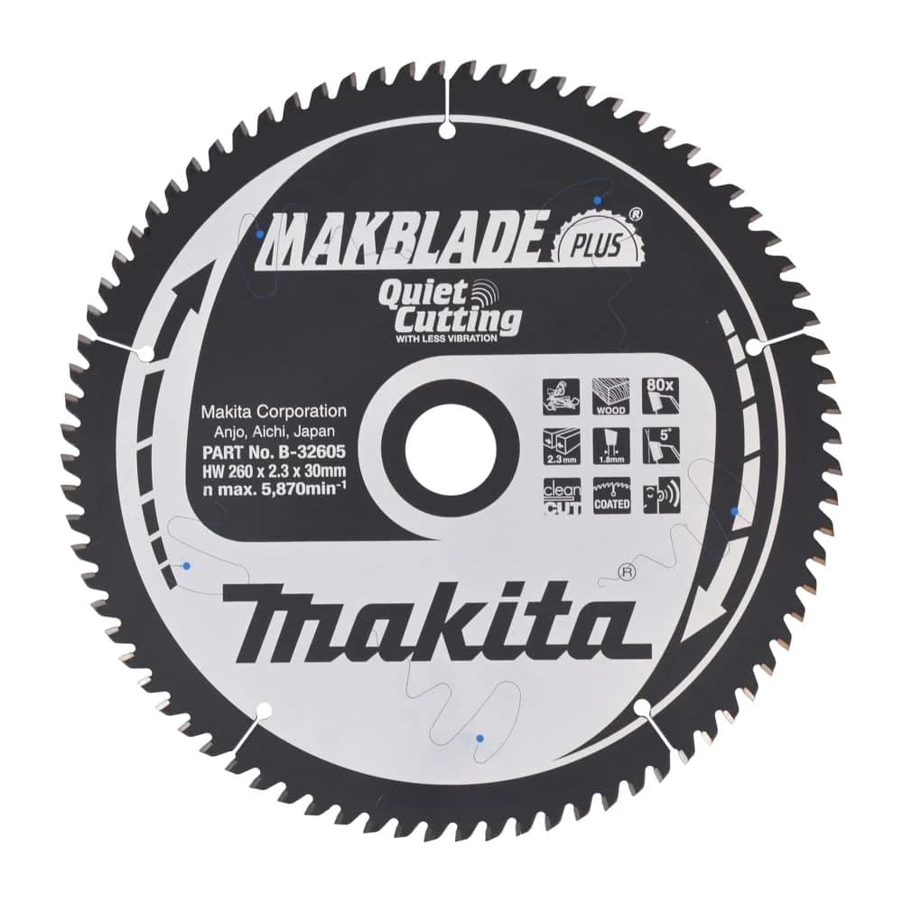 Makita Sägeblatt 260x30x80Z B-32605