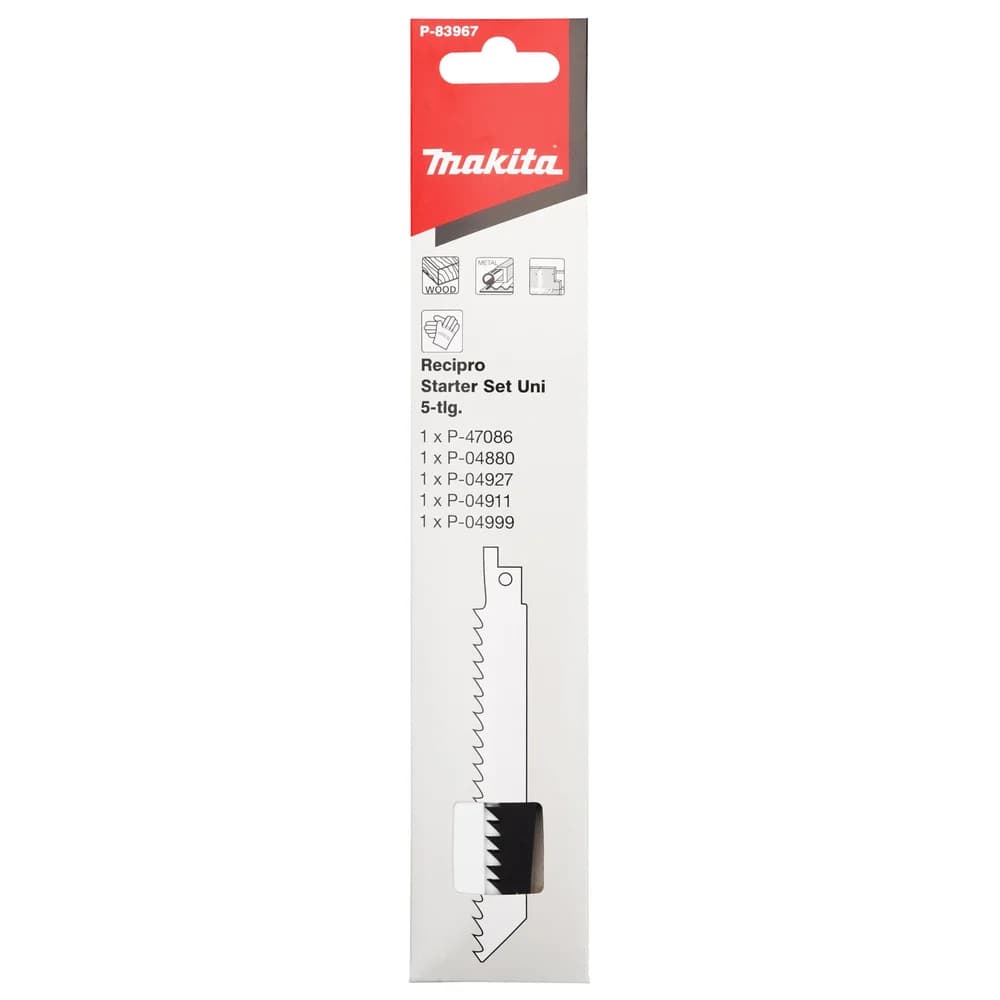 Makita P-83967 Reciprosägeblatt-Set