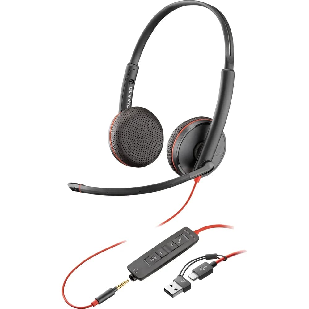 Poly Headset »Blackwire 3225« schwarz