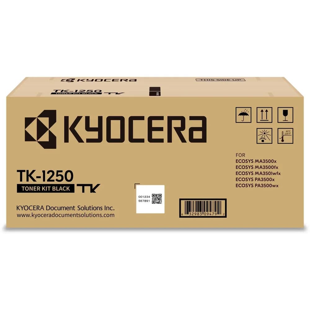 Kyocera, Toner, TK-1250 (BK)
