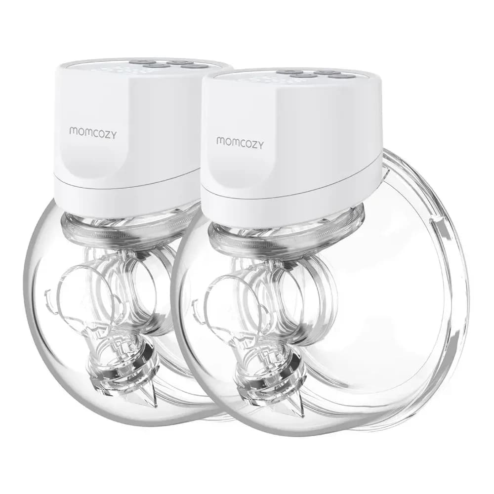 MOMCOZY S12 Pro, Double Milchpumpe Weiß