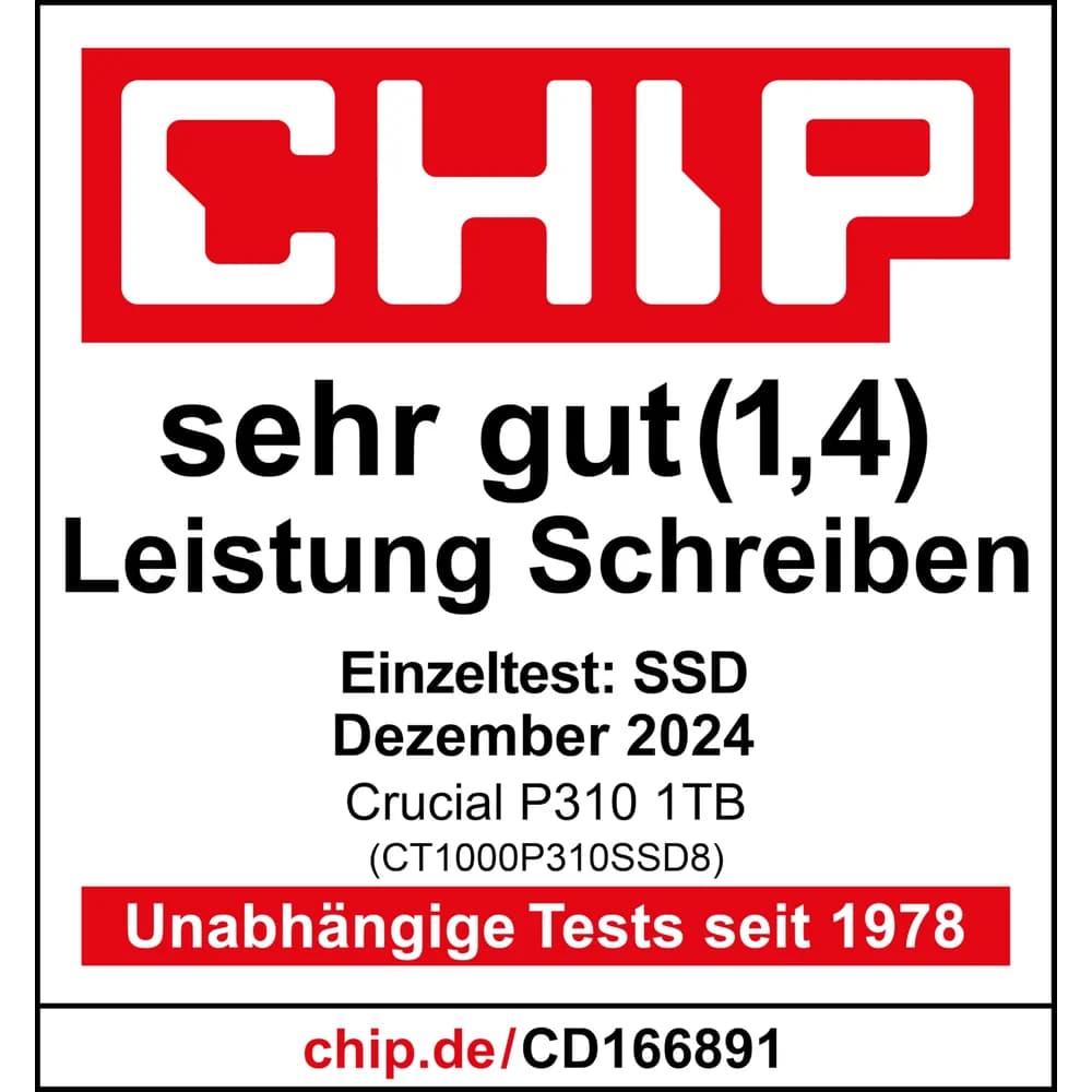 Crucial SSD-Festplatte