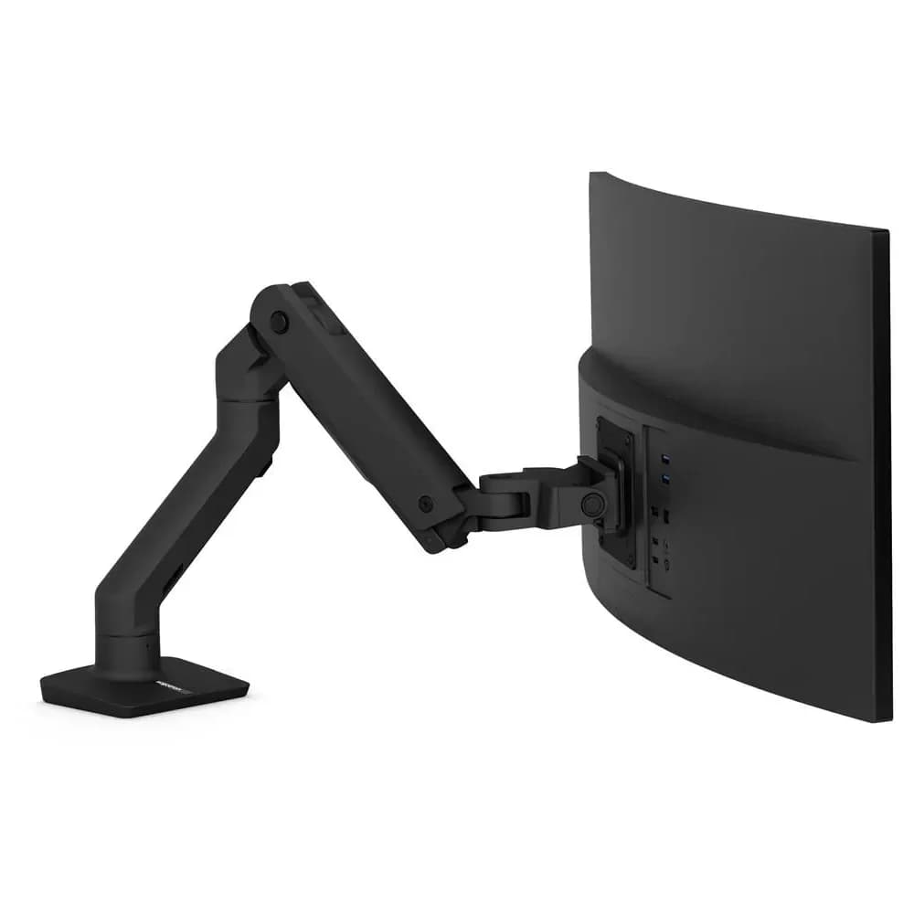 Ergotron HX Monitorarm Tischhalterung Schwarz