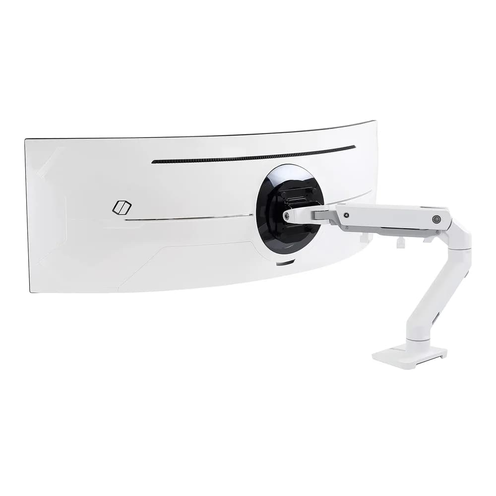 ERGOTRON HX monitor arm with HD monitor joint in white