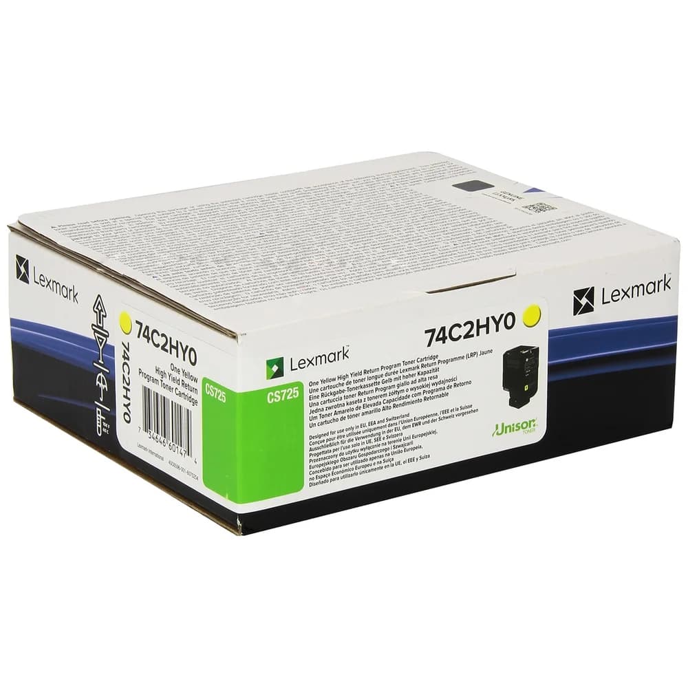 Lexmark, Toner, 74c2hy0 (Y)