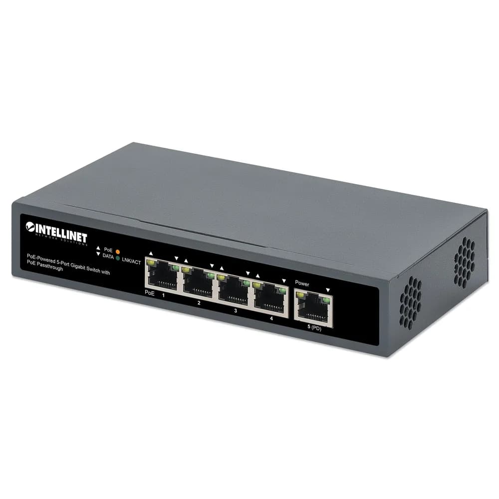 INT 561808 - Switch, 5-Port, Gigabit Ethernet, PoE+