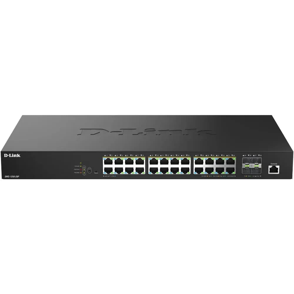 DLink Deutschland 28-Port Gigabit Switch DMS-1250-28P/E