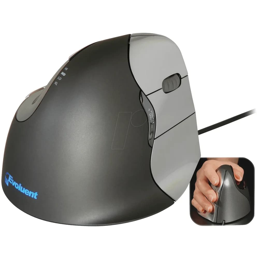 EVOLUENT Evoluent ergonomische Maus