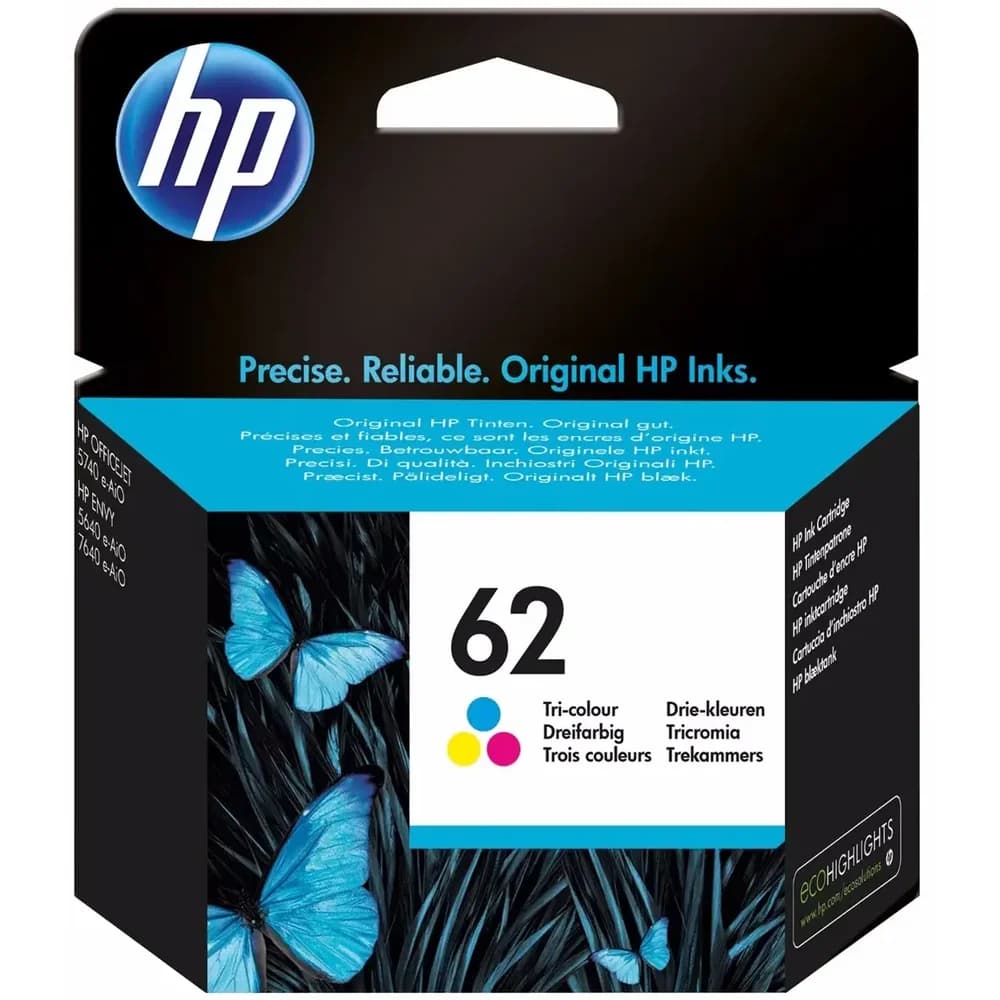 HP Tinte C2P06AE 62 CMY