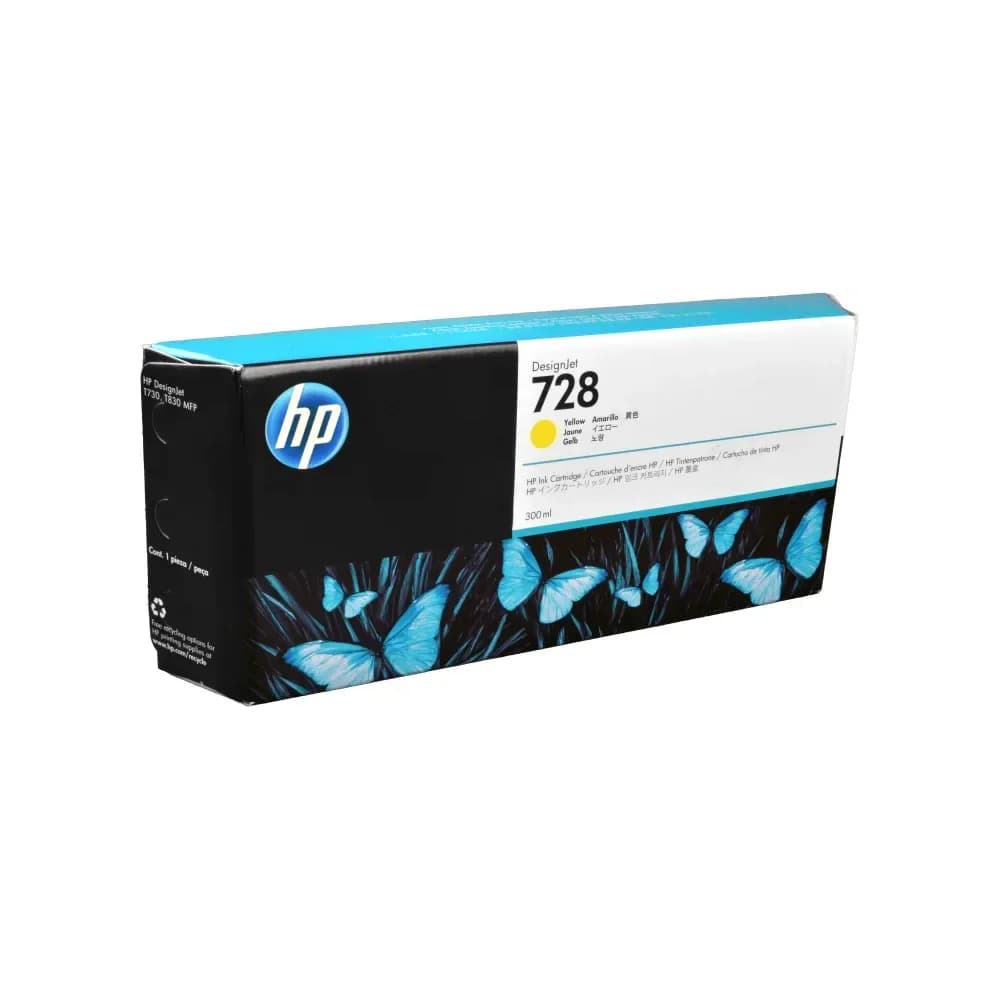 HP Tinte F9K15A 728 yellow