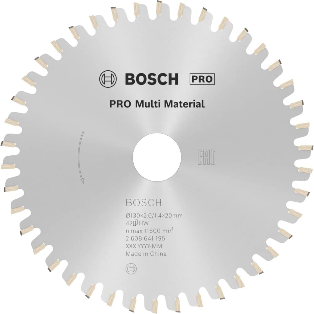 RUNDSAVKL MULTI Ø130x2.0x20/16MM 42T