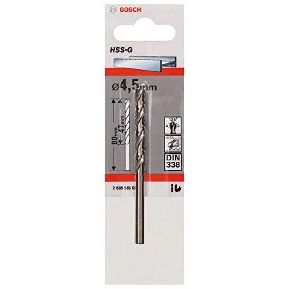 METALBOR HSS-G S 4.5x80MM