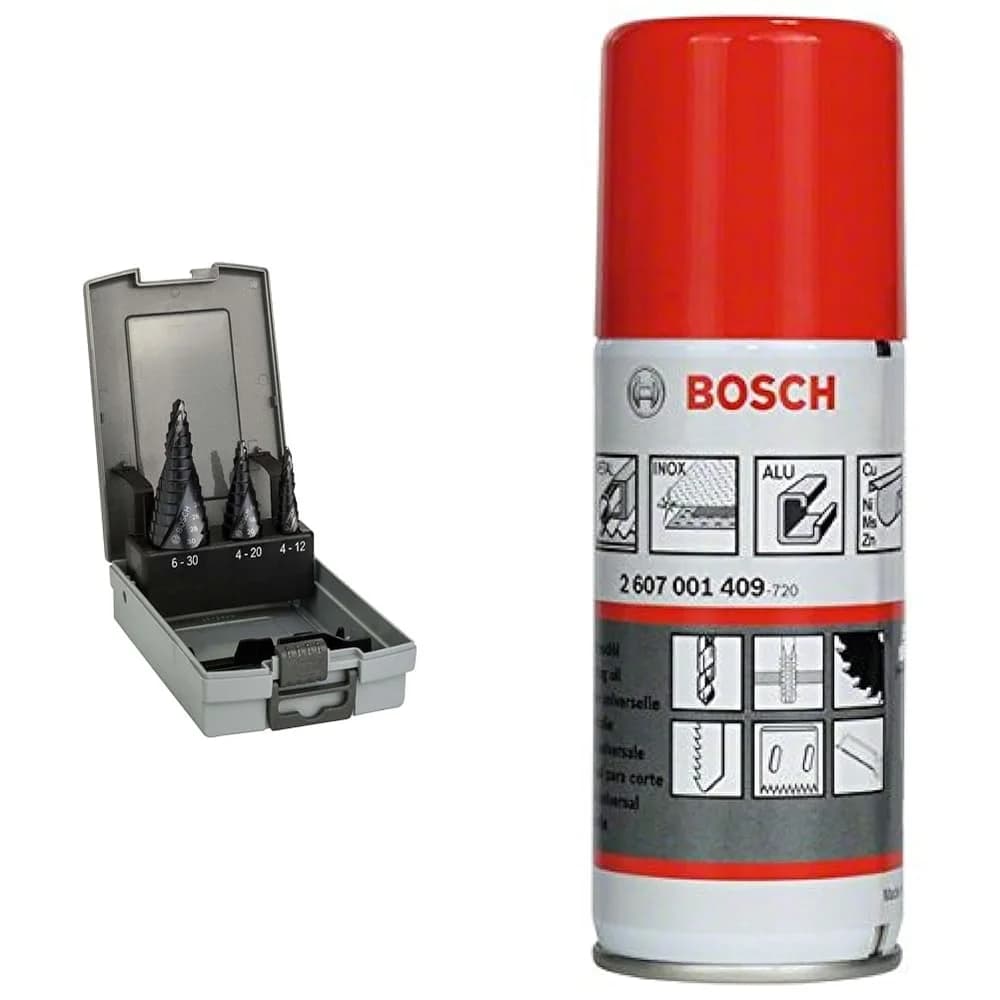 BOSCH 3tlg. Stufenbohrer-Set HSS-AlTiN