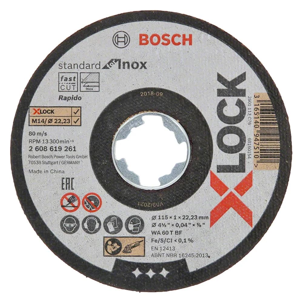 Standard for INOX WA 60 T BF