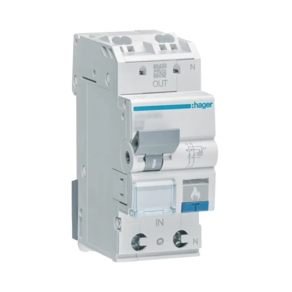 Hager AFDD mit LS 1P+N 6kA B-13A 2M