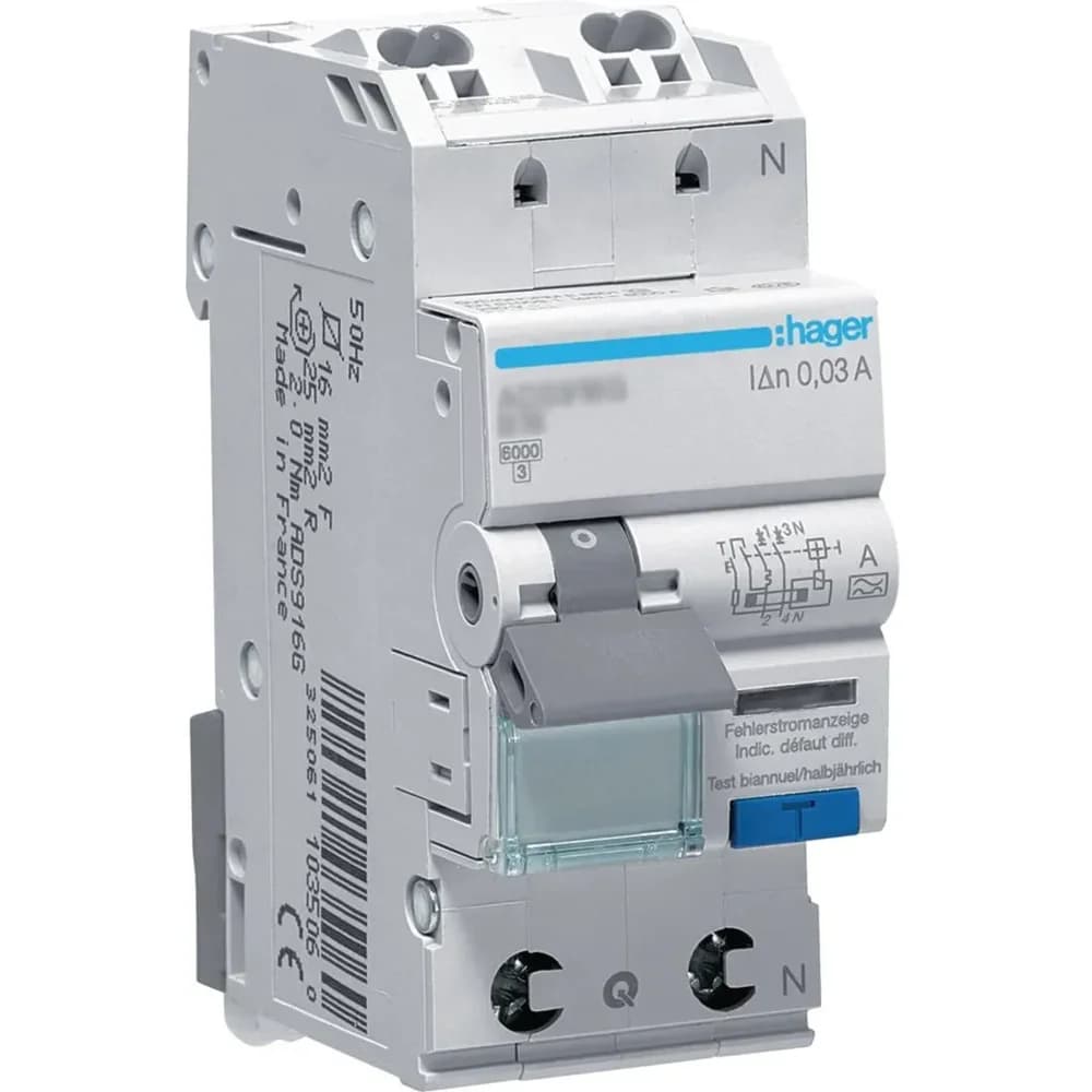 Hager FI/LS-Schalter ADS913D