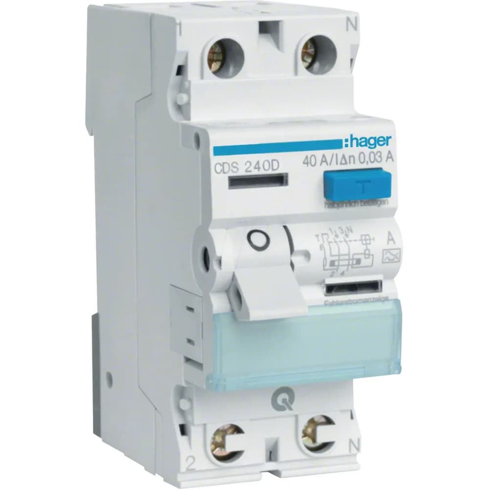 Hager FI-Schutzschalter CDS240D