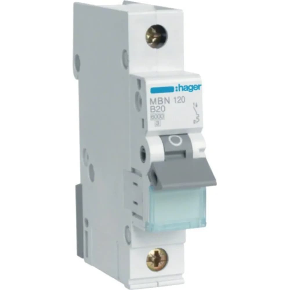 Hager LS-Schalter 1P 6kA B-20A 1M