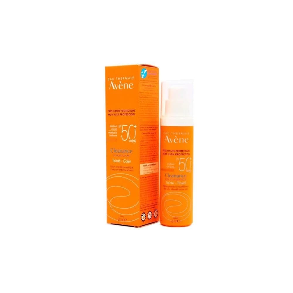 AVENE Cleanance Sonnenfluid SPF 50+ getönt 50 ml