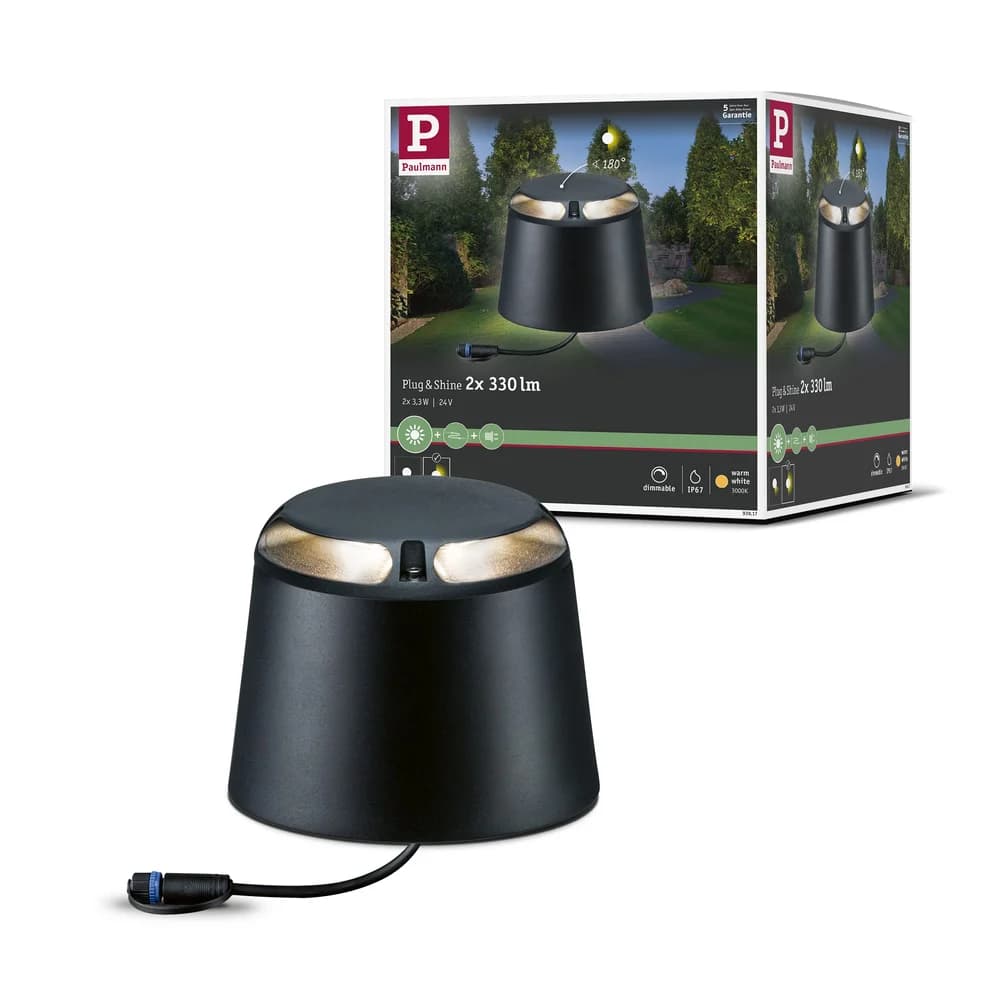 LED-Außenleuchte Plug&Shine max. 6 Watt
