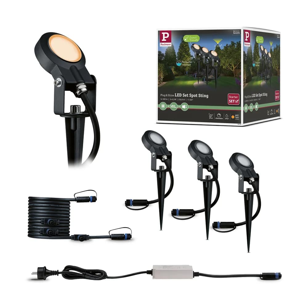 Paulmann, Gartenbeleuchtung, Sting (580 lm, GU10, IP67)