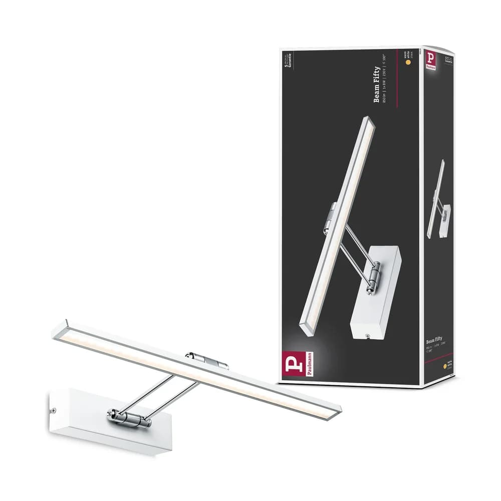 PAULMANN Galeria LED Bilderl Beam Fifty 7W Ws/Chr