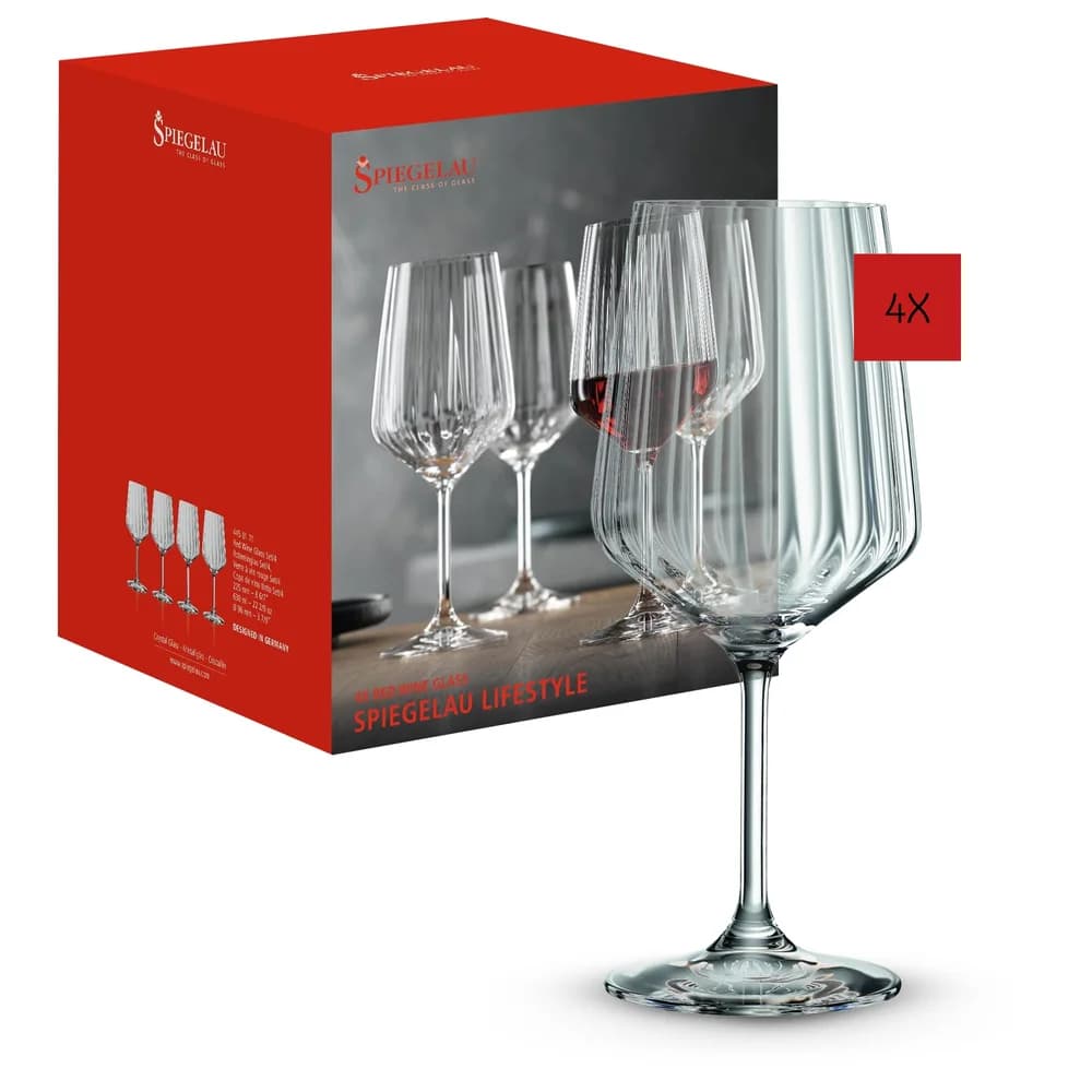 Spiegelau Lifestyle Rotweinglas 4er Set