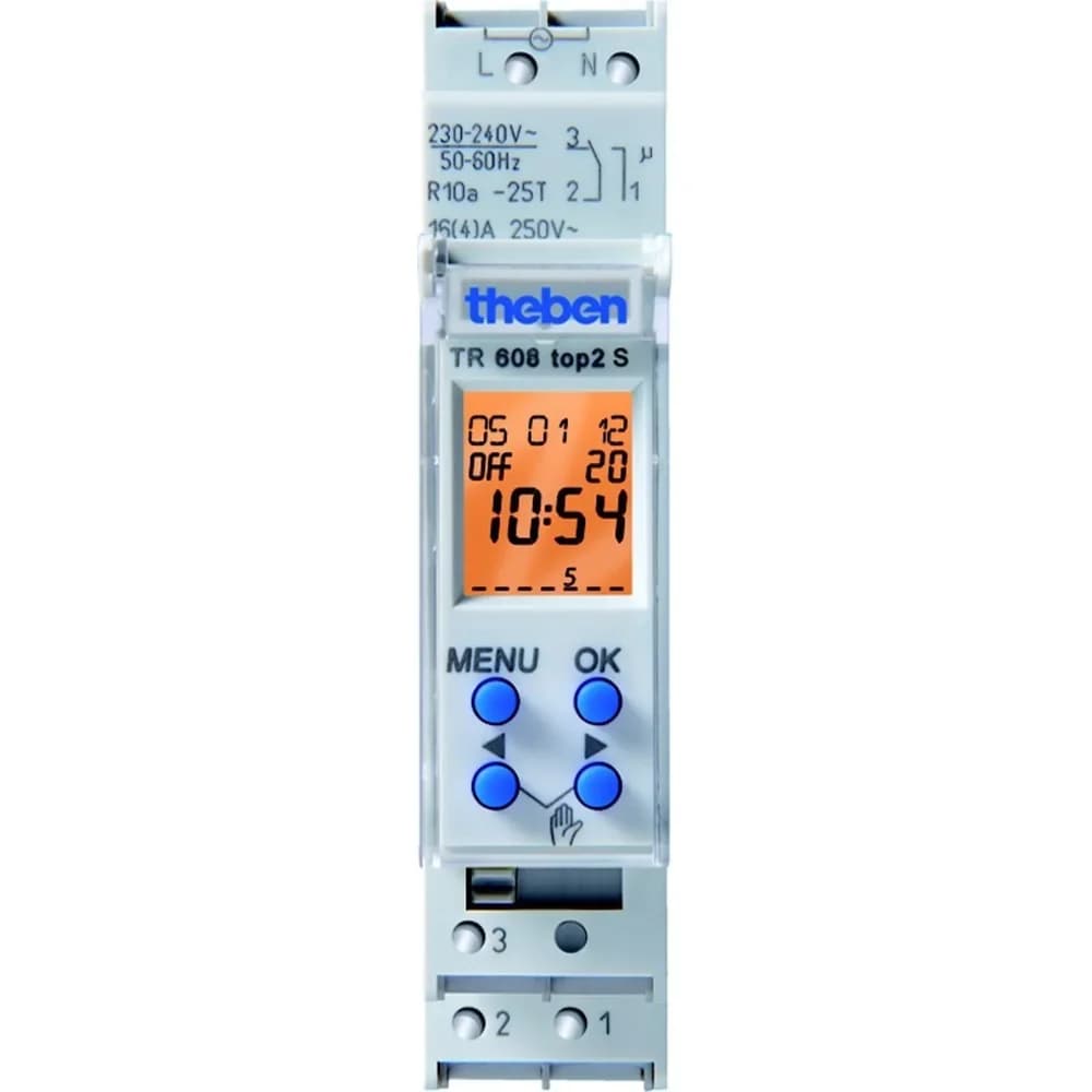 Theben, Zeitschaltuhr, TR 608 top2 S