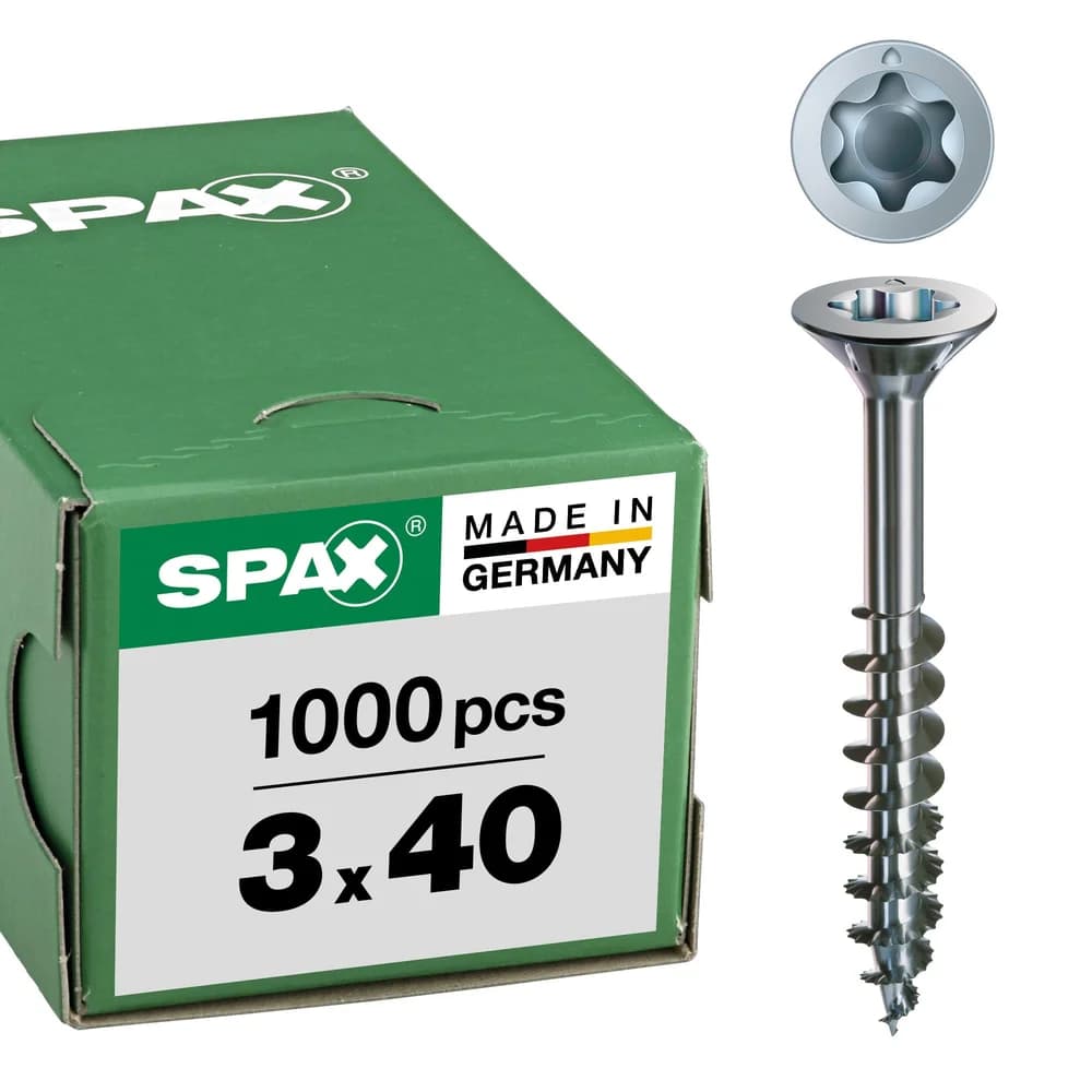 SPAX® Universalschrauben T10 3x40 1000 St.