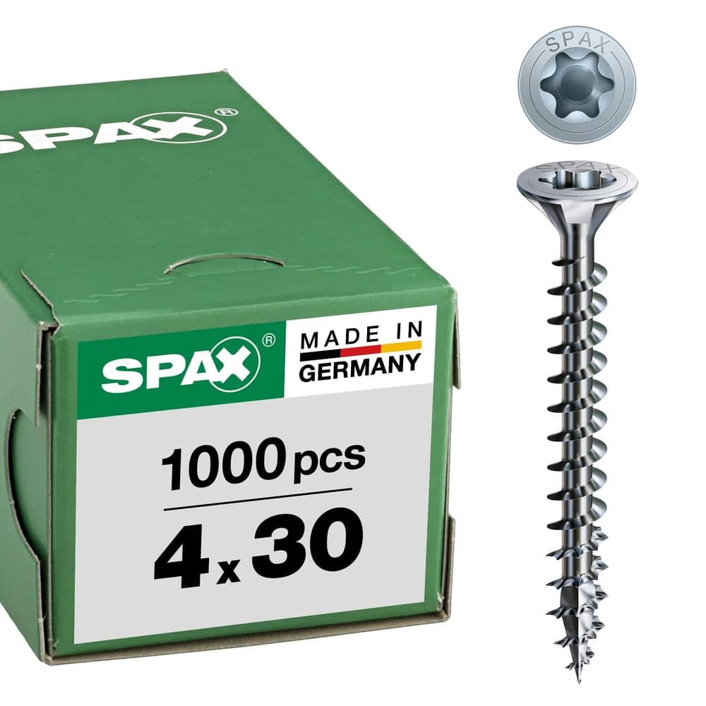 SPAX® Universalschrauben T20 4x30 1000 St.