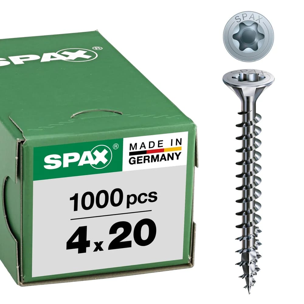 SPAX® Universalschrauben T20 4x20 1000 St.