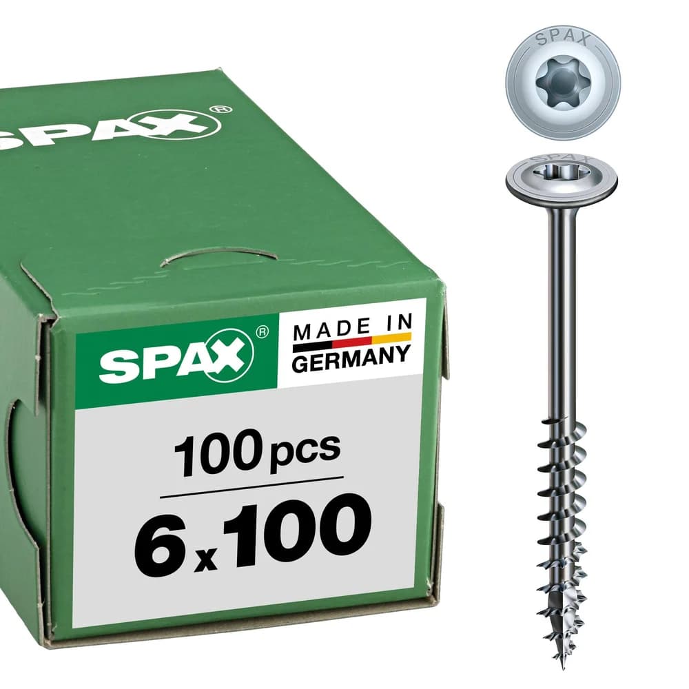 SPAX® Holzbauschrauben T30 6x100 100 St.