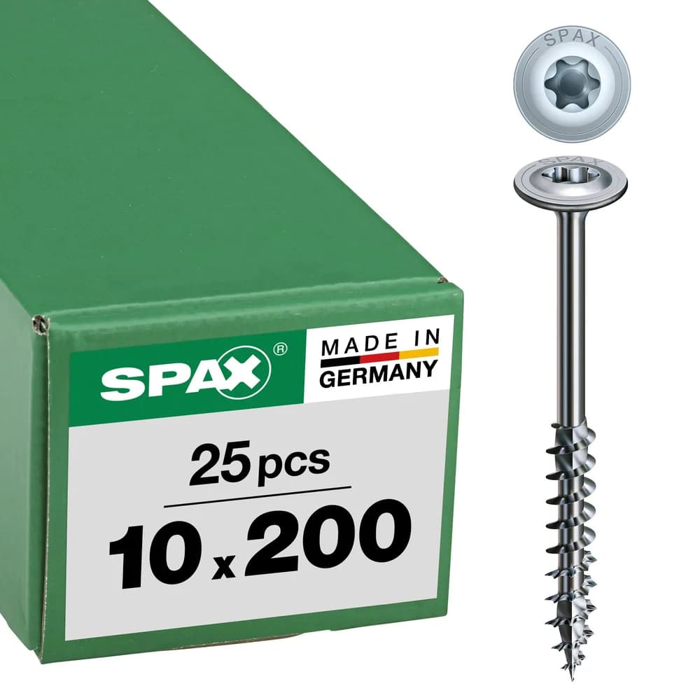 SPAX® Holzbauschrauben T50 10x200 25 St.