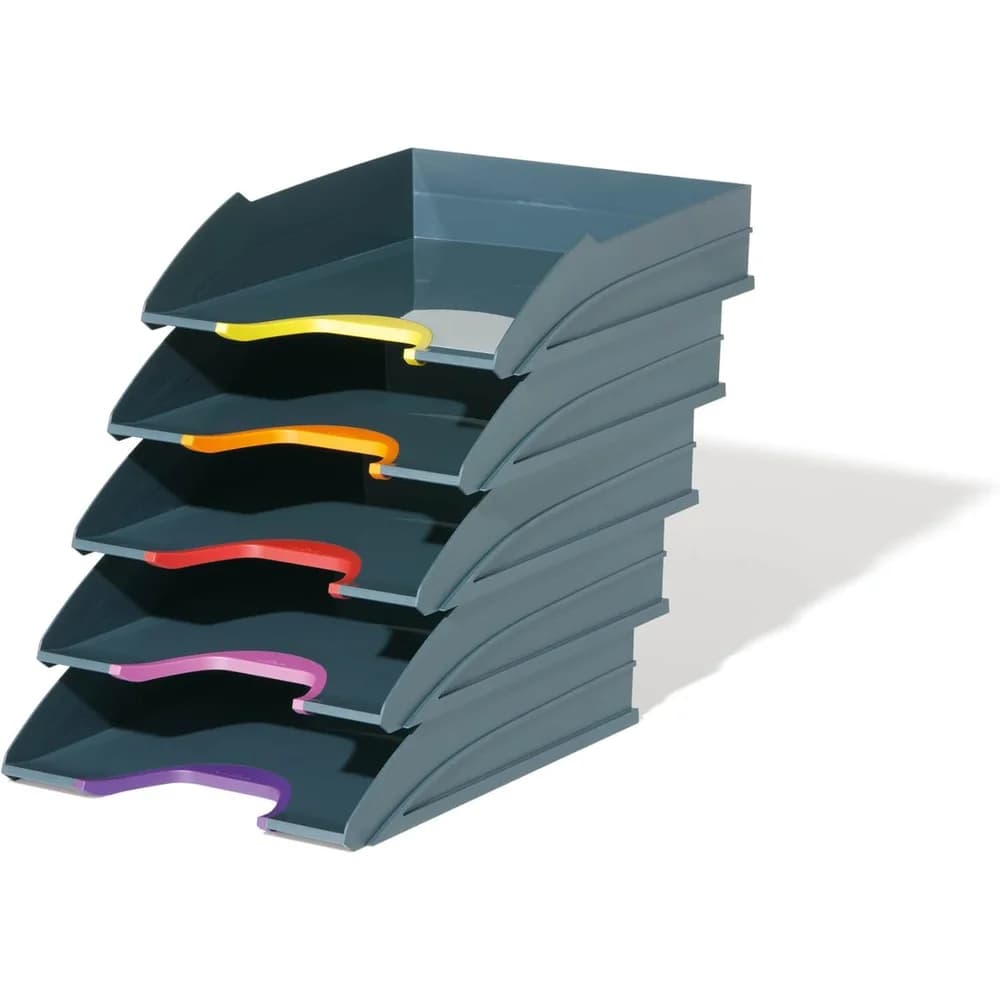 DURABLE Briefablage Varicolor grau