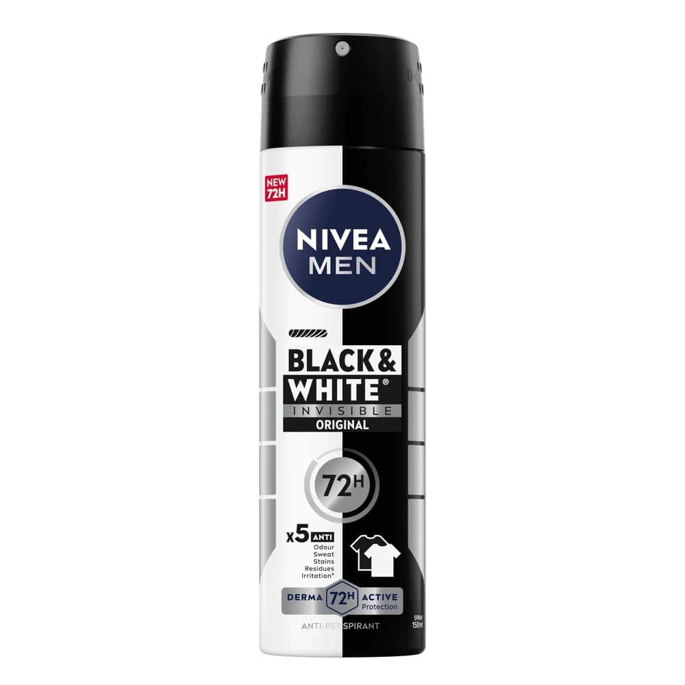Nivea Men Deo Spray invisible black & white power