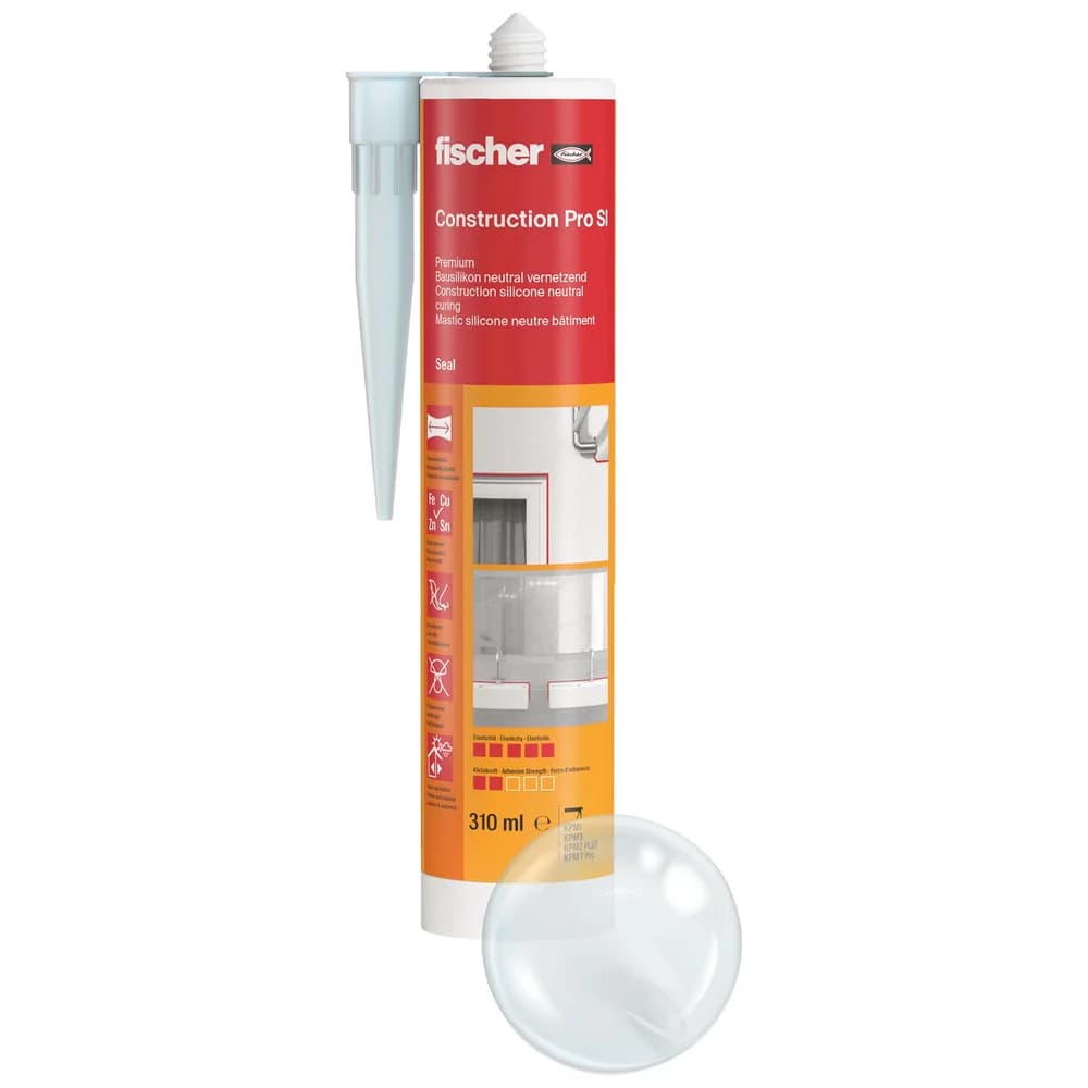 Fischer Bausilicon, transparent