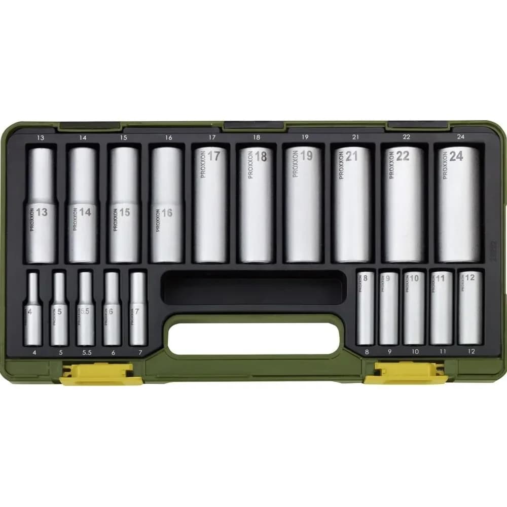 Proxxon langes Steckschlüssel-Set 20-teilig 23292