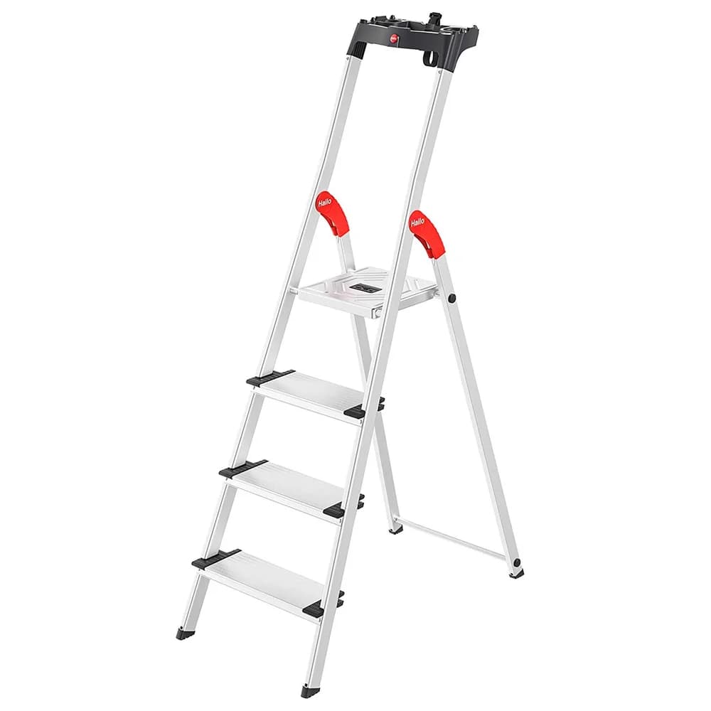 Hailo L80 ComfortLine Stehleiter 4 Stufen