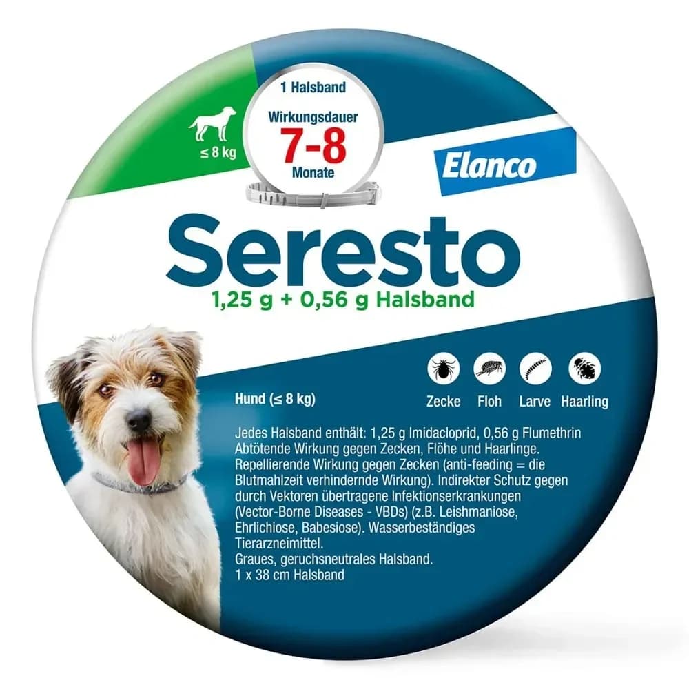 Seresto Halsband für kleine Hunde bis 8 kg